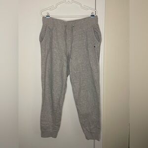 Champion Men's Light Gray Jogger Sweatpants